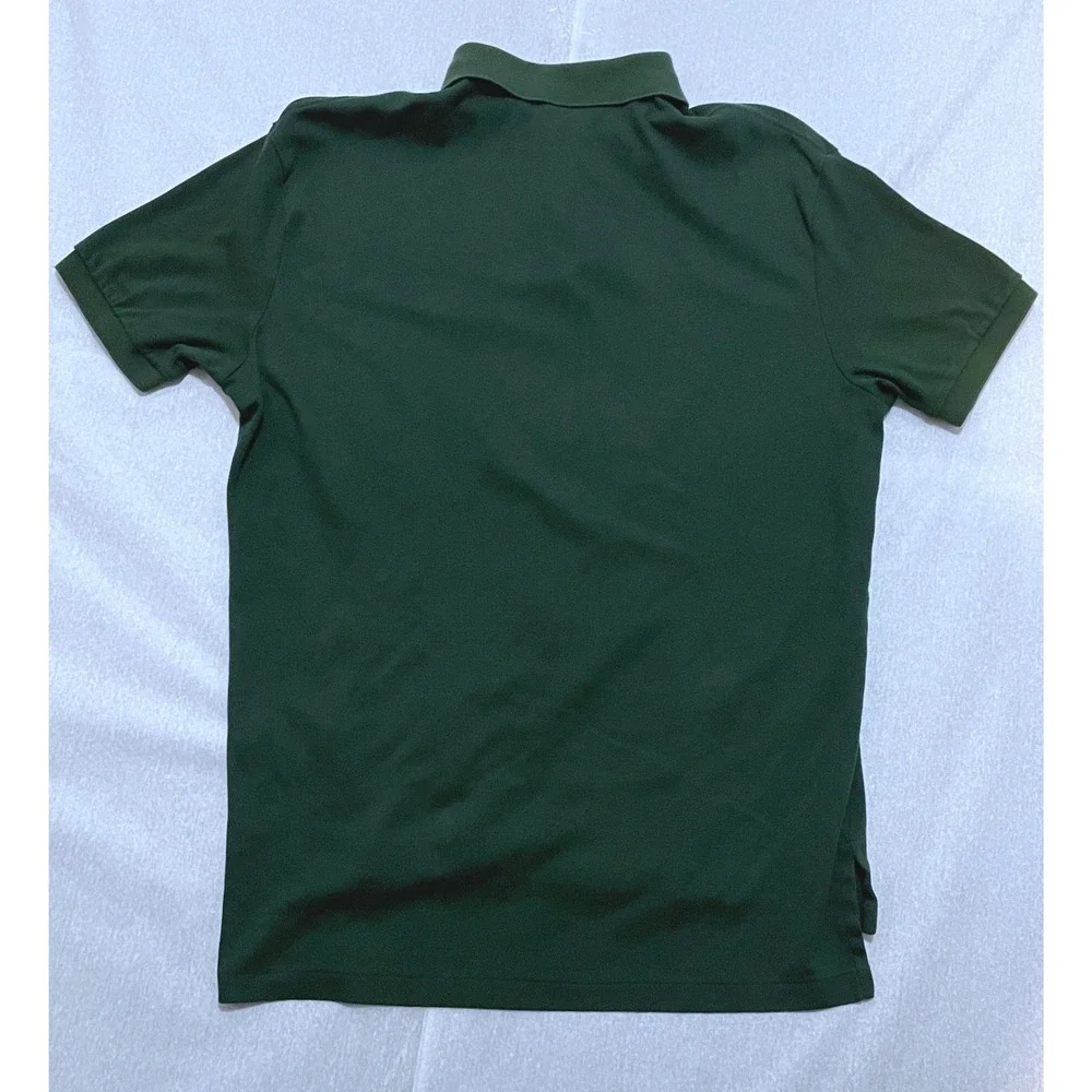 Ralph Lauren Green Cotton Polo Red Pony Mens Shirt XL